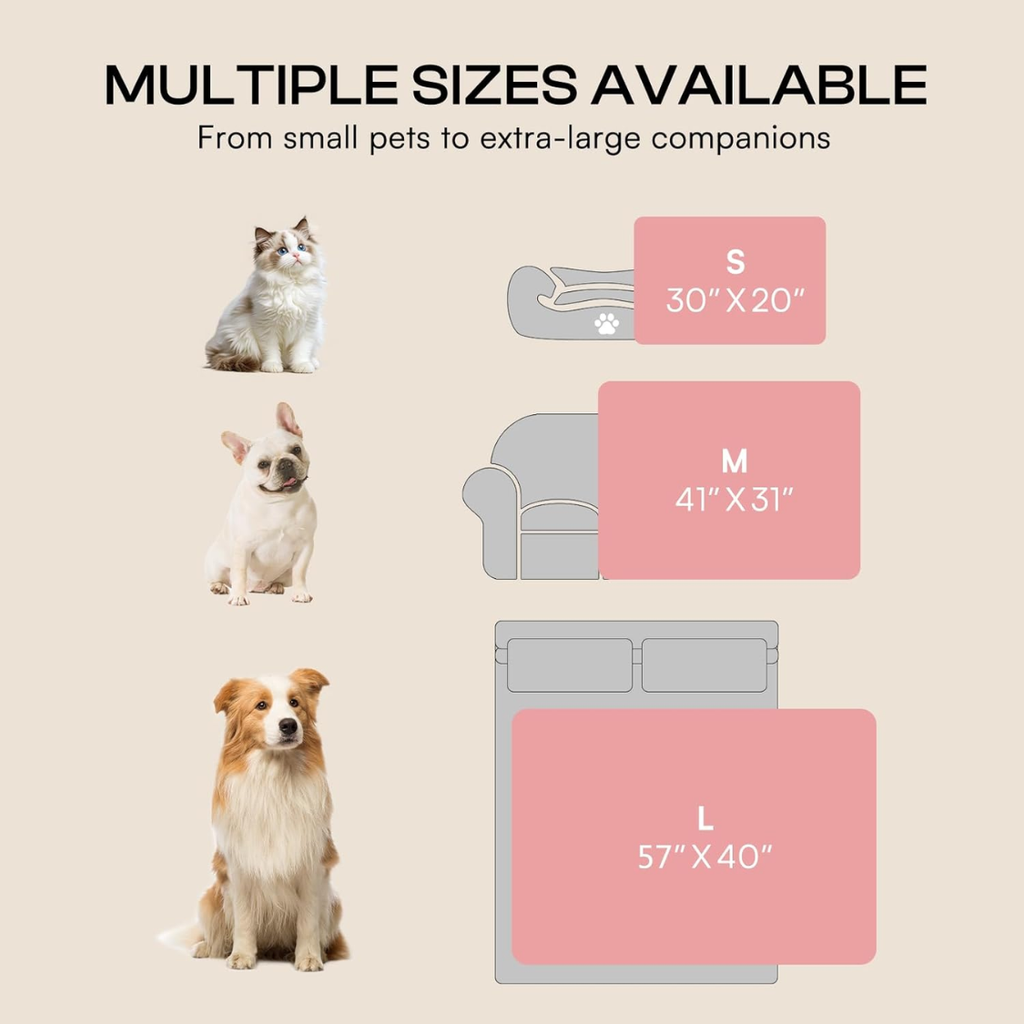 Small Dog Blanket Washable Pet Bed Cover Soft Fluffy Puppy Blanket With Premium Fleece 300GSM Cozy Calming Cat Blankets For Indoor Cats