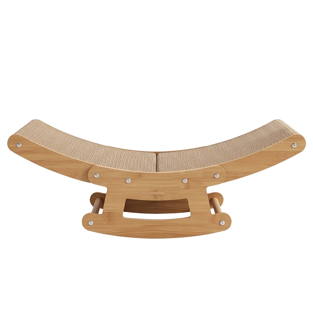 Cozy pet rocking chair, side view