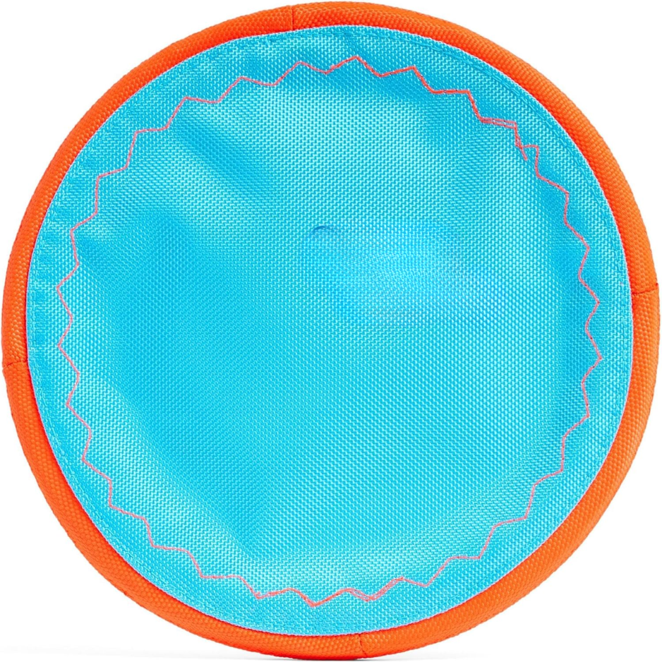 Blue and orange Paraflight flying disc product shot