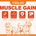 Muscle builder soft chewable tablets for dogs, high-protein chews
