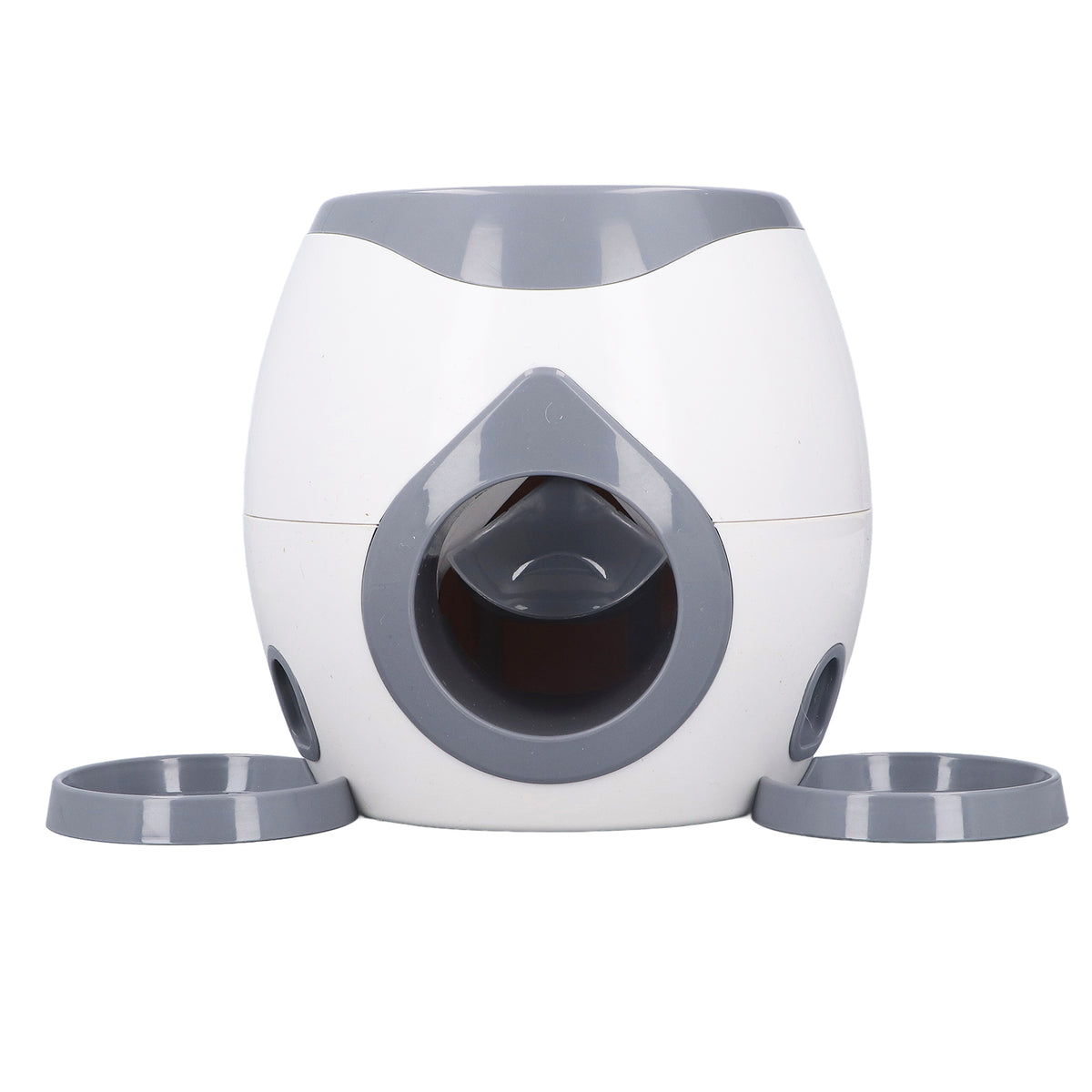 Dog tennis ball feeding machine side view